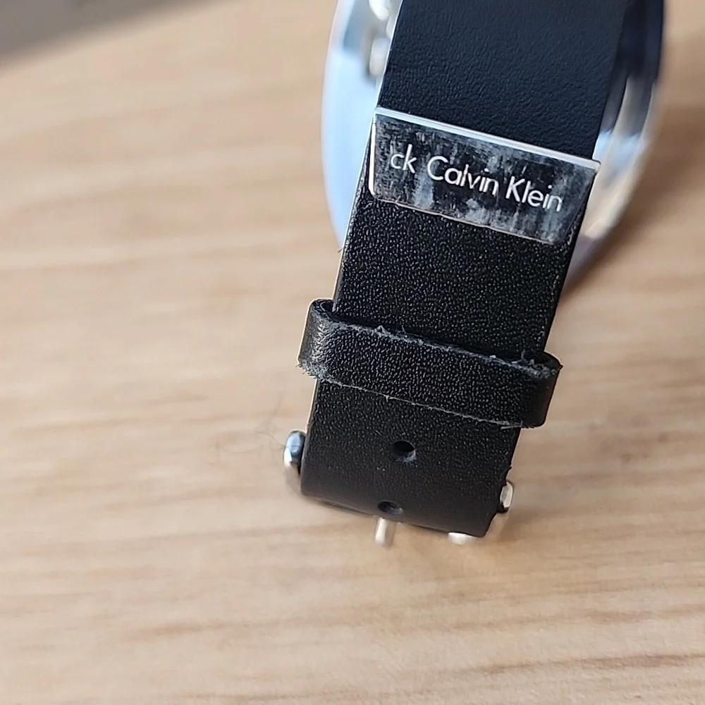 Calvin Klein Mound Women's Black and Silver Watch